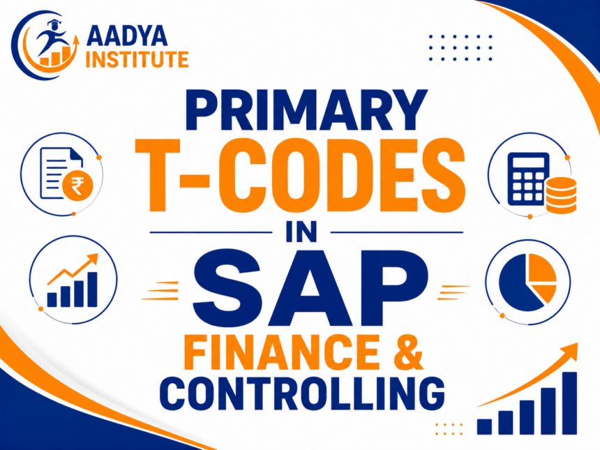Primary T-Codes in SAP Finance and Controlling