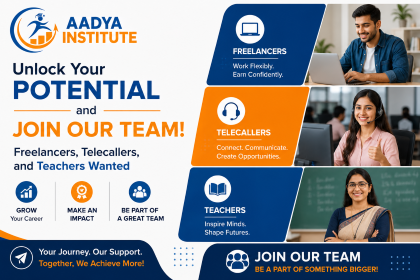 Unlock Your Potential and Join Our Team: Freelancers,Telecallers, and Teachers Wanted
