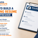 How to Build a Strong Resume as a Fresher